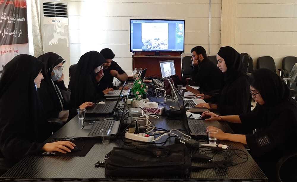 کارگاه هنری زنان هندیجانی برای تبیین قیام حسینی کارگاه هنری زنان هندیجانی برای تبیین قیام حسینی