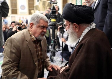 دیدار جمعی از شاعران و اساتید ادبیات فارسی با رهبر معظم انقلاب اسلامی