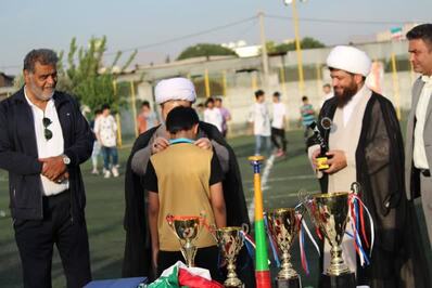 اختتامیه مسابقات مینی فوتبال هیئات مذهبی برگزار شد