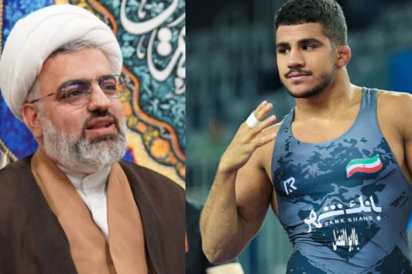 مدیرکل تبلیغات فارس طلای «فرخی» را تبریک گفت