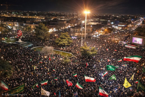 میدان اصلی شهر میزبان شب های قدر شد…