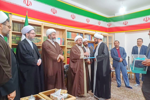 مراسم تکریم و معارفه رئیس اداره تبلیغات اسلامی شهرستان خرمدره برگزار شد