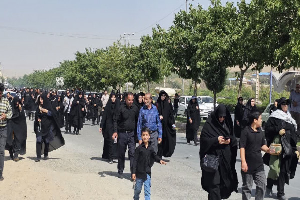 برپایی مراسم پیاده‌روی جاماندگان اربعین در استان