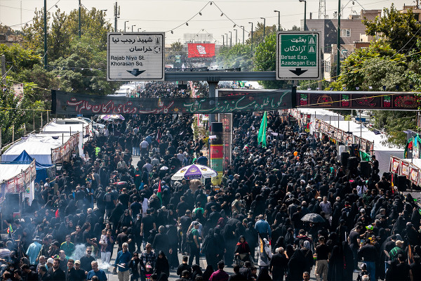 مراسم آیینی جاماندگان اربعین حسینی