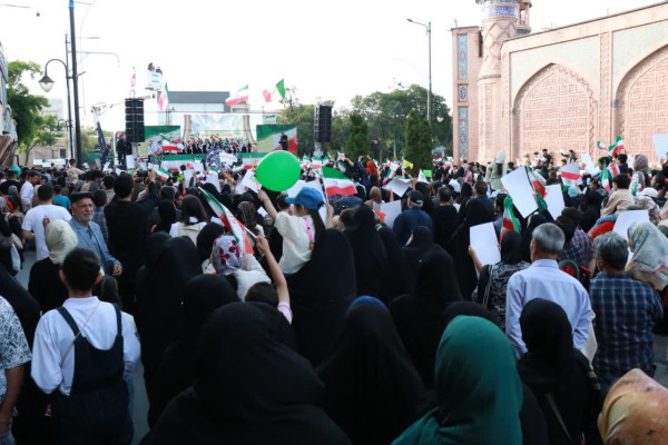 اردبیل یکصدا «مرگ بر اسرائیل»