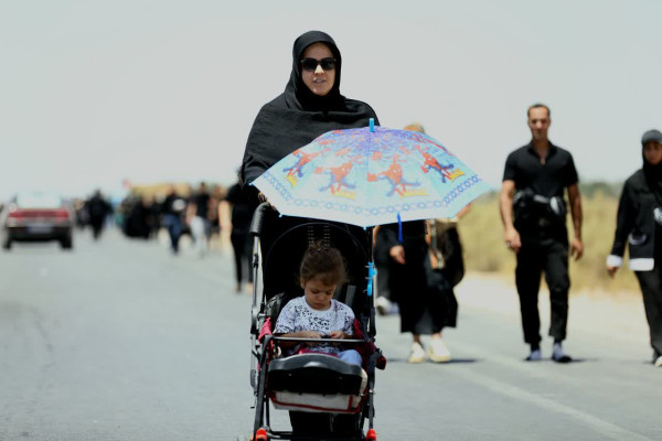 گزارش تصویری مراسم جاماندگان اربعین