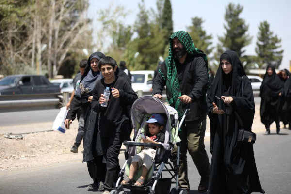 گزارش تصویری مراسم جاماندگان اربعین