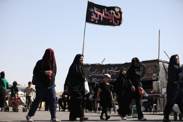 گزارش تصویری مراسم جاماندگان اربعین