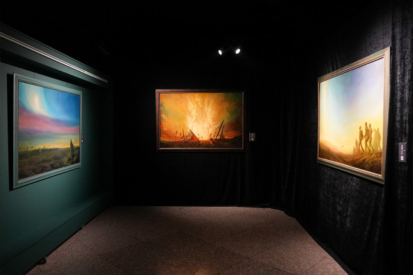 نمایشگاه آثار نقاشی عبدالحمید قدیریان