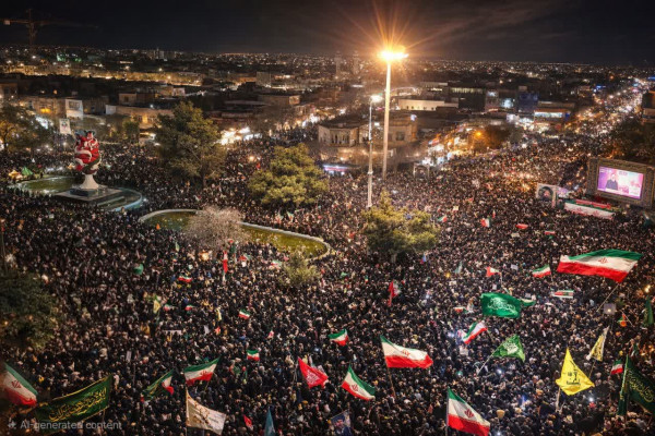 میدان اصلی شهر میزبان شب های قدر شد…