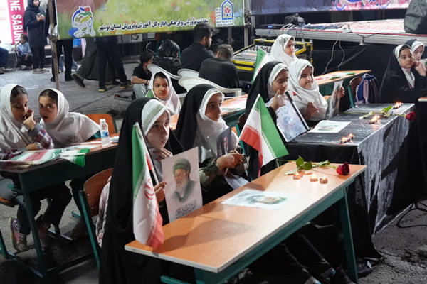 تجمع بزرگ مردمی بوشهری ها در محکومیت تجاوز آشکار استکبار