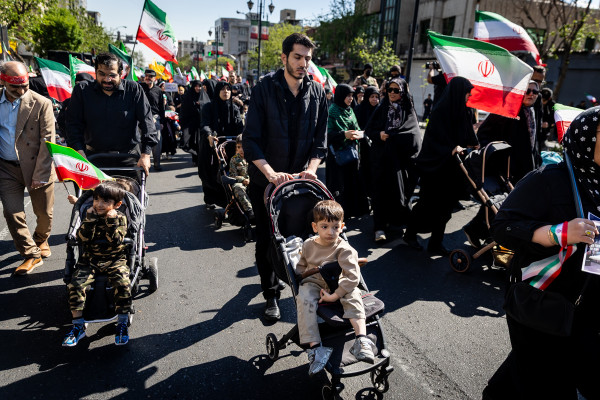 مراسم عزاداری چهلمین روز شهادت رهبر انقلاب برگزار شد