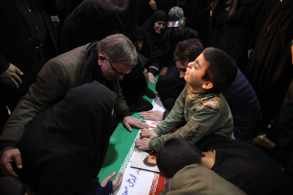 مراسم تشییع و تدفین شهید محمدعلی سعادت