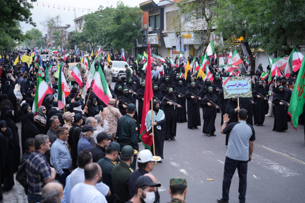 اجتماع بزرگ «بانوان جانفدا» در رشت برگزار شد