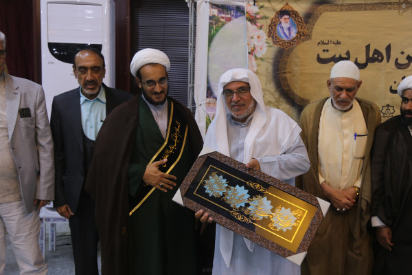 مراسم تکریم هیات مذهبی هرمزگان از حجت الاسلام والمسلمین حقانی